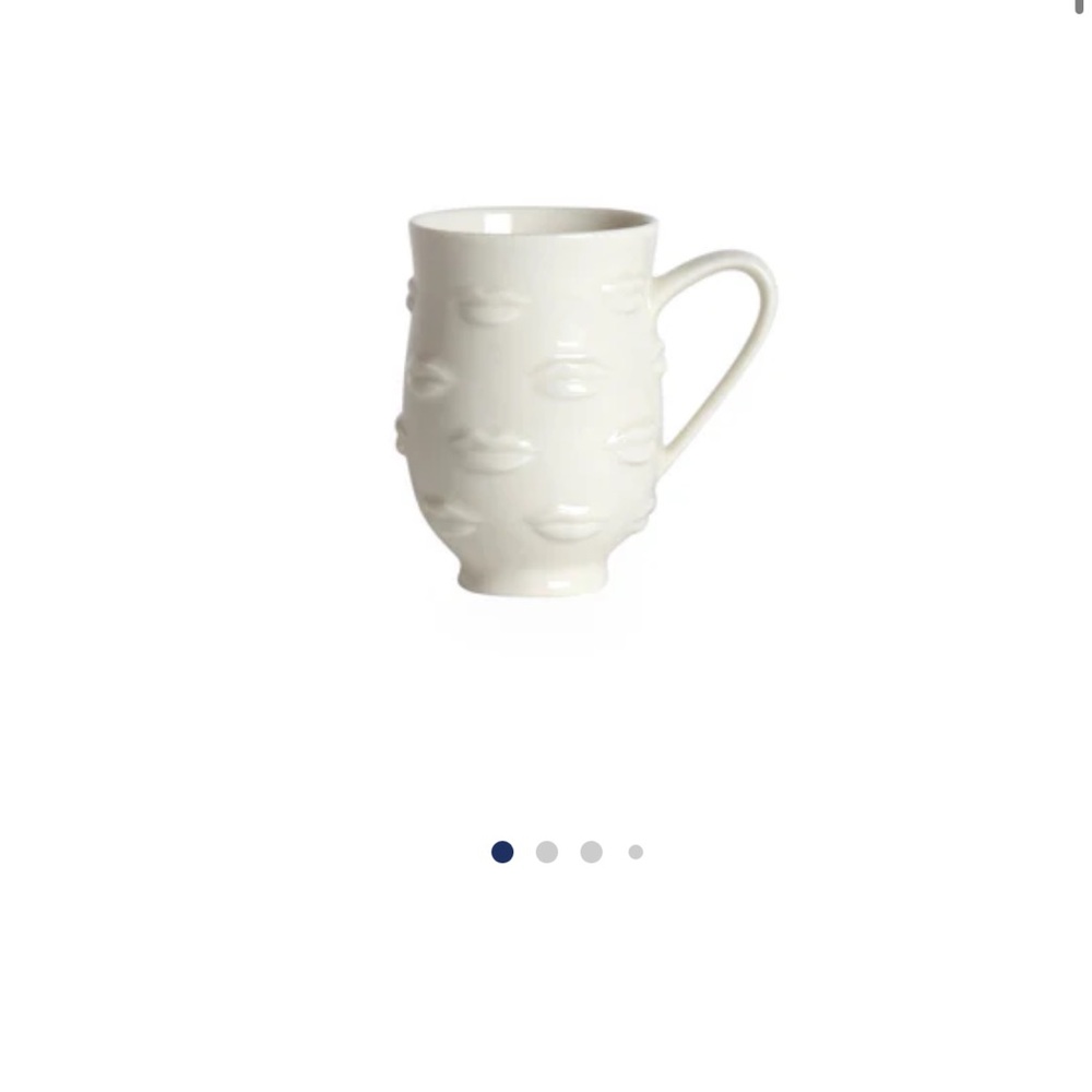 Jonathan Adler lips kiss gala mug 2 available